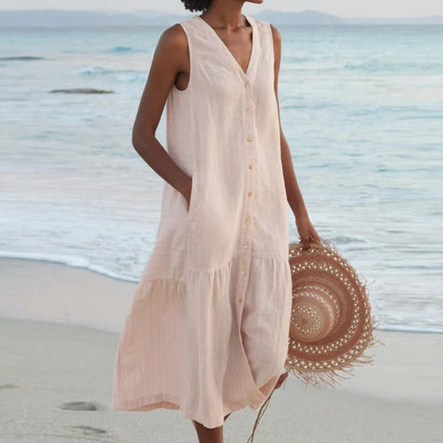 Ariadna - Vestido con Escote en V
