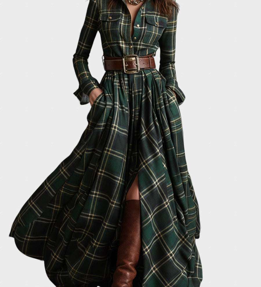 Elena | Camisa Vestido Clásico Elegante