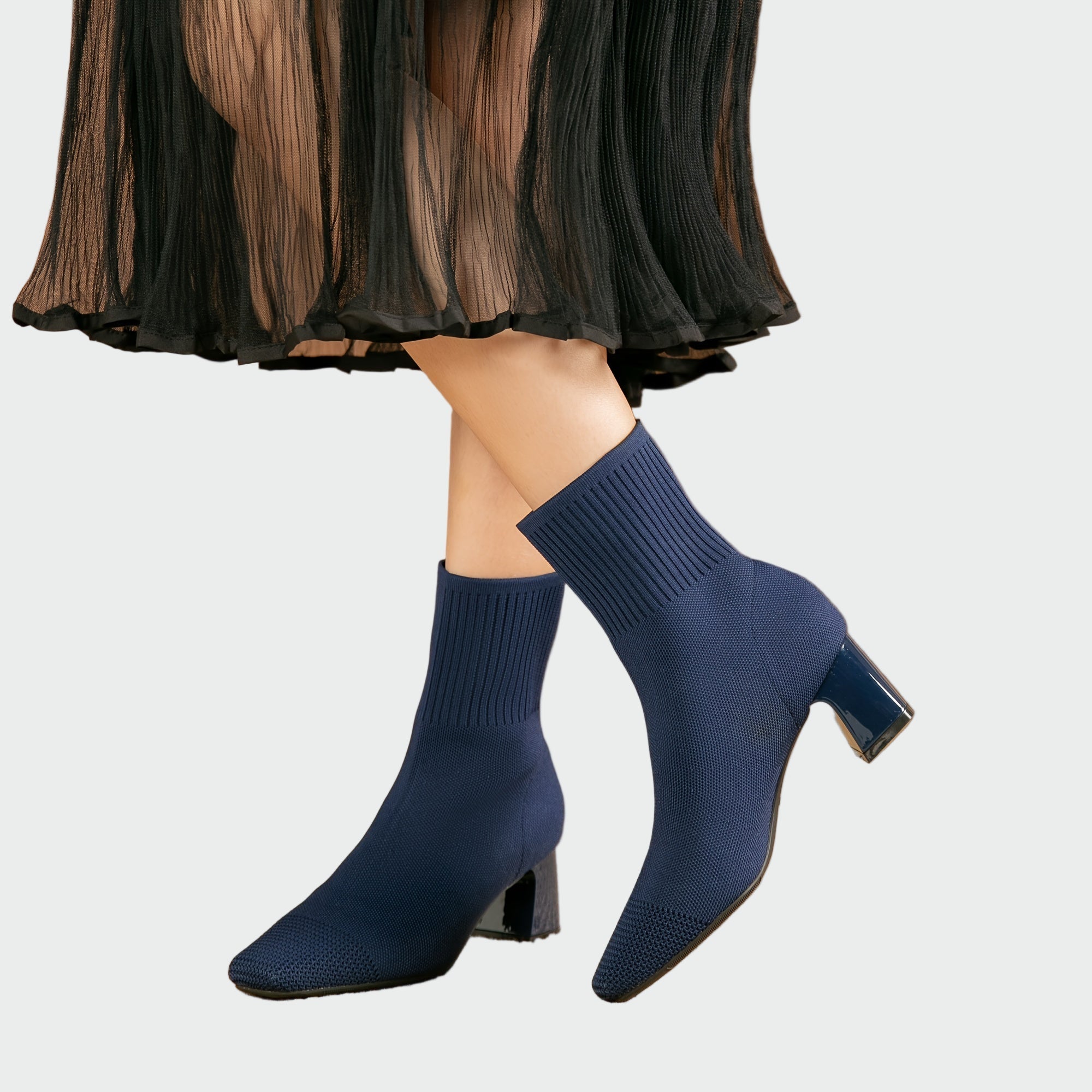 Benedita - Botas tricotadas