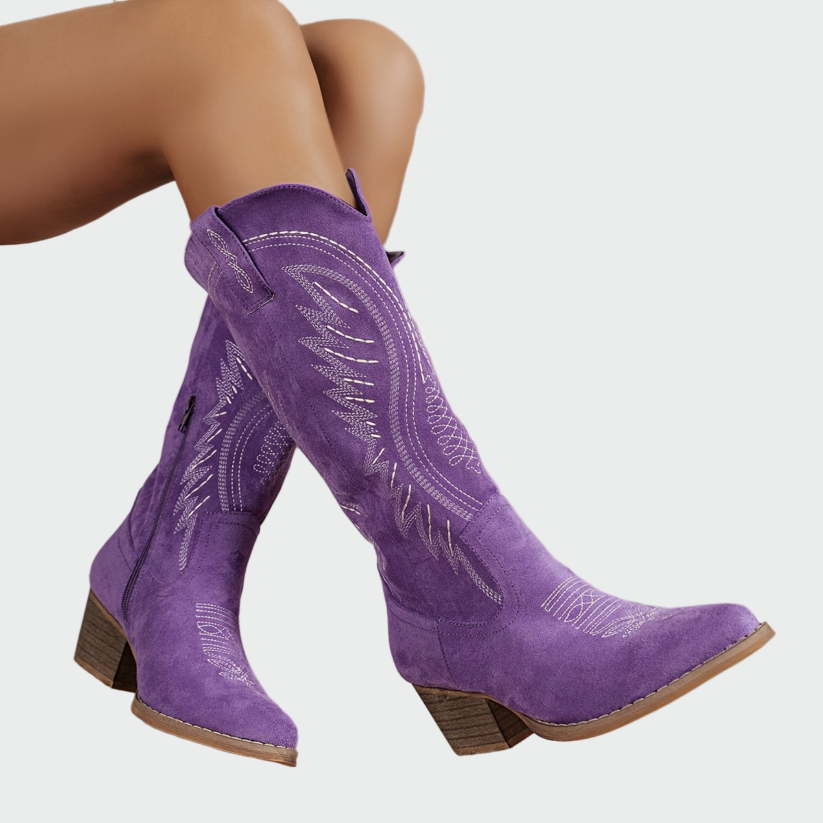 Cecília - Botas bordadas
