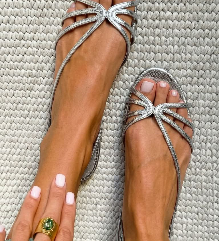 Joana - Sandalias Doradas Elegancia de Verano