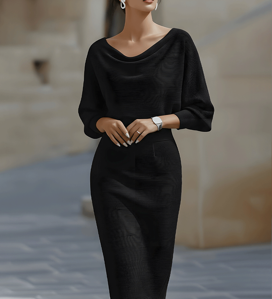 Lídia - Vestido Midi Elegante para el Día a Día