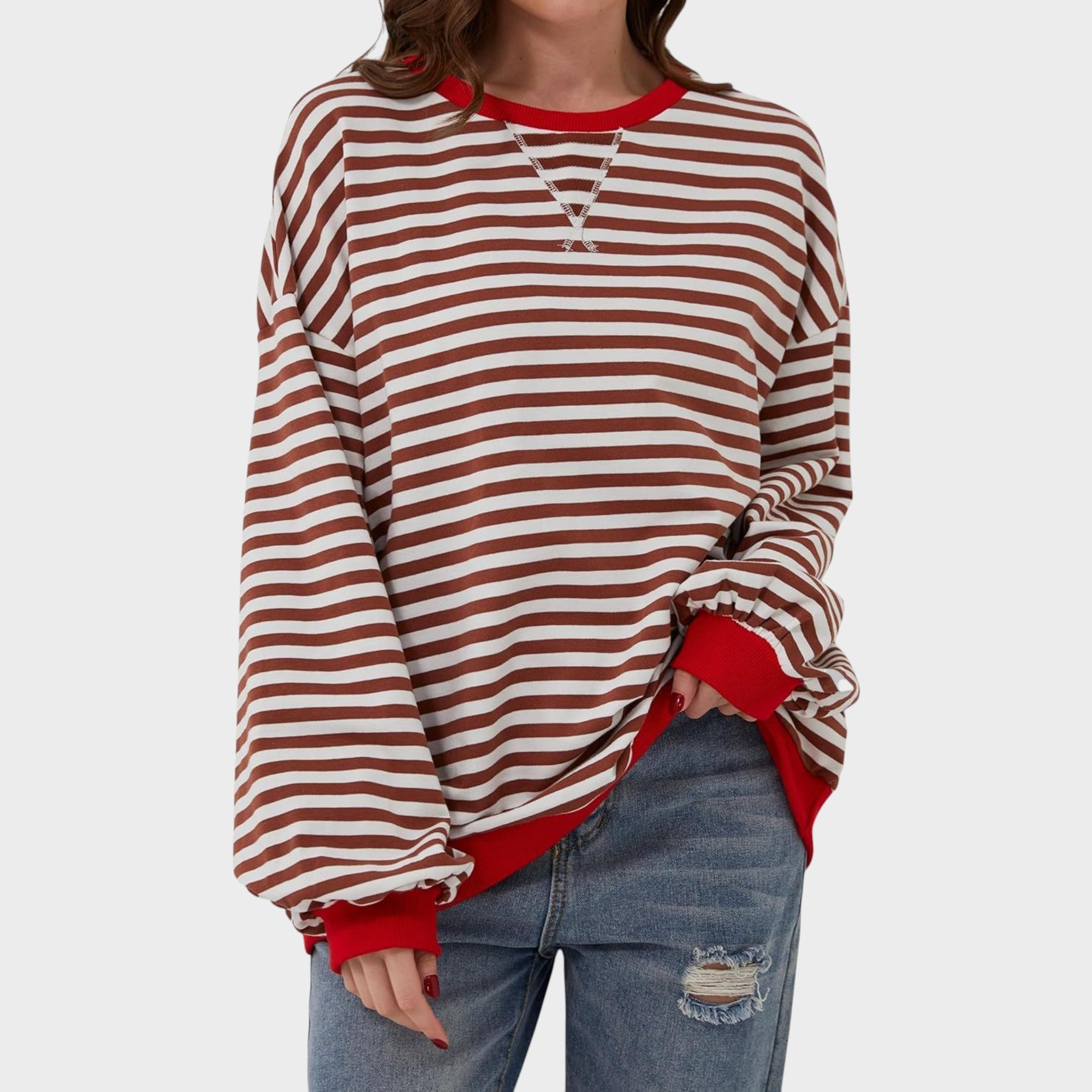 Vania - Camiseta casual de manga larga