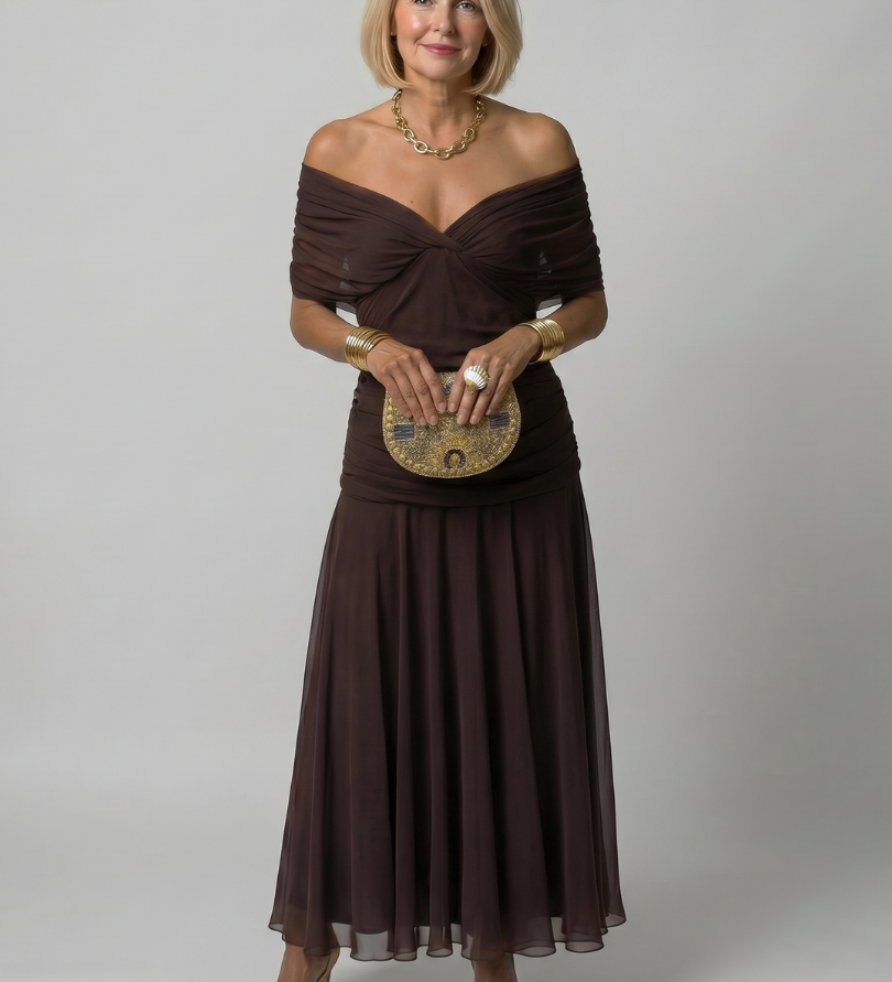 Carla - Vestido Midi Off