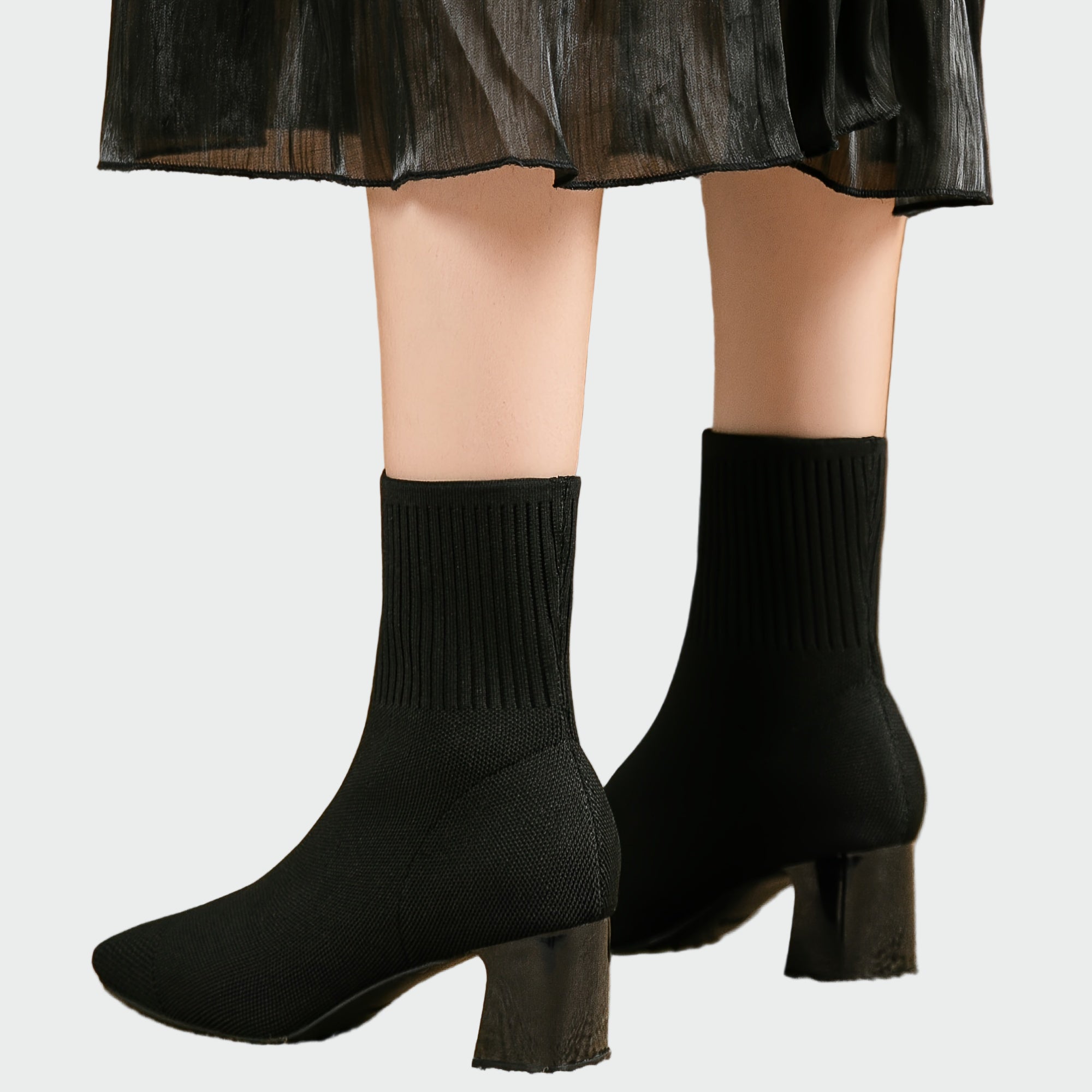 Benedita - Botas tricotadas