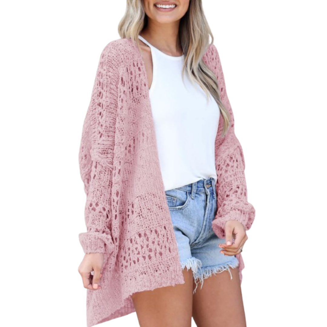 Noemi - Cárdigan Boho de Verano Ligero y Oversized