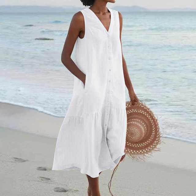 Ariadna - Vestido con Escote en V