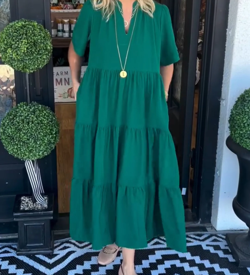 Carlota - Vestido Maxi con Movimiento