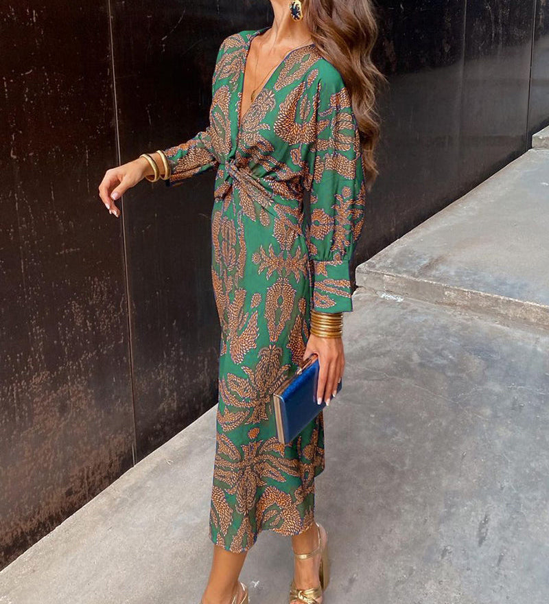 Sabrina - Vestido midi sofisticado