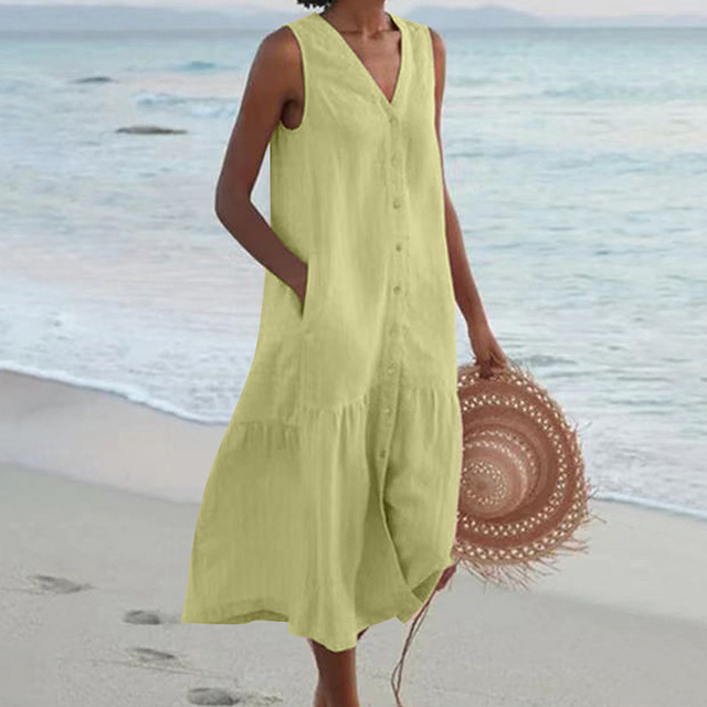 Ariadna - Vestido con Escote en V