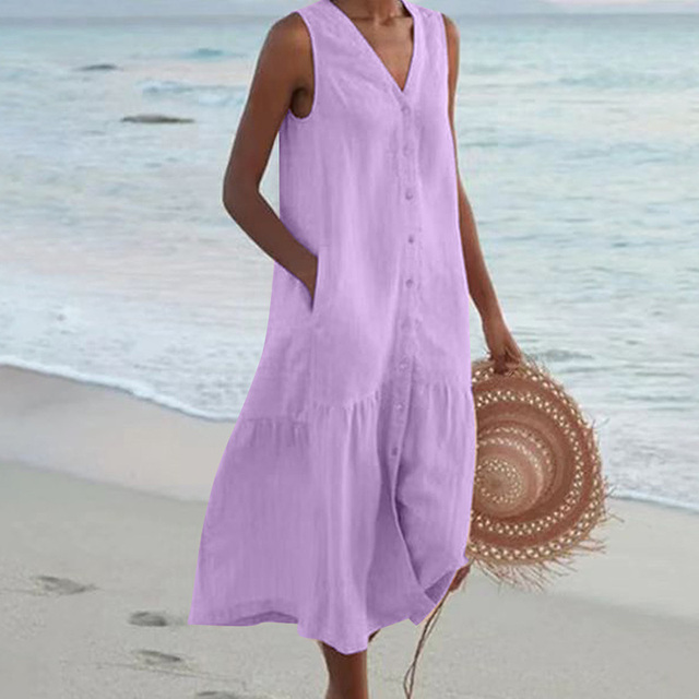 Ariadna - Vestido con Escote en V