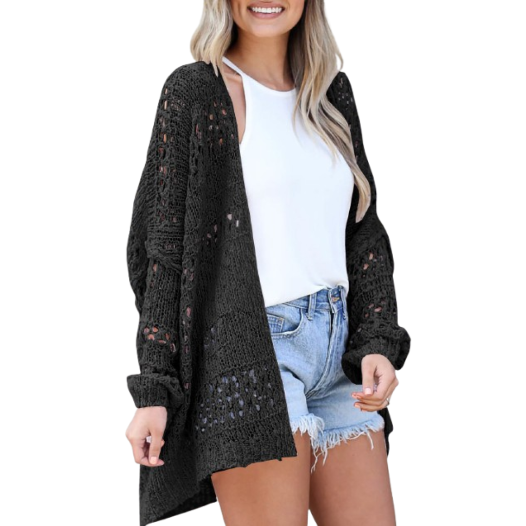 Noemi - Cárdigan Boho de Verano Ligero y Oversized