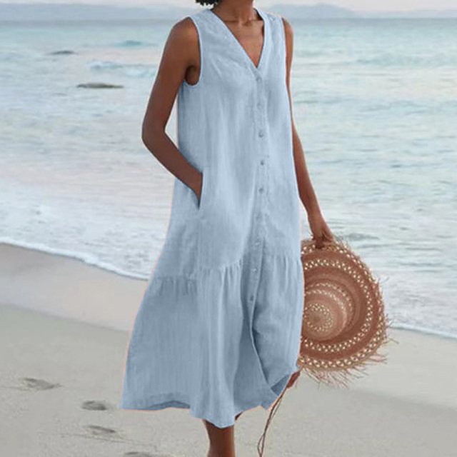 Ariadna - Vestido con Escote en V