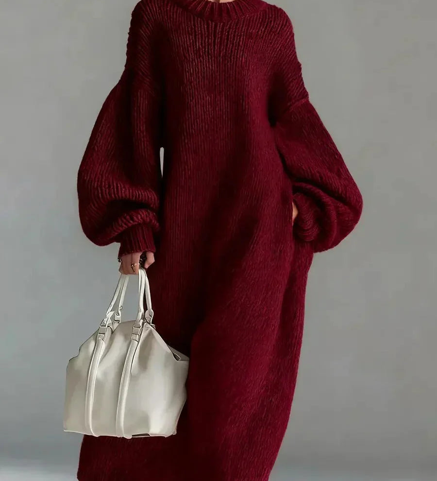 Emilia | Vestido Maxi de Punto Suave