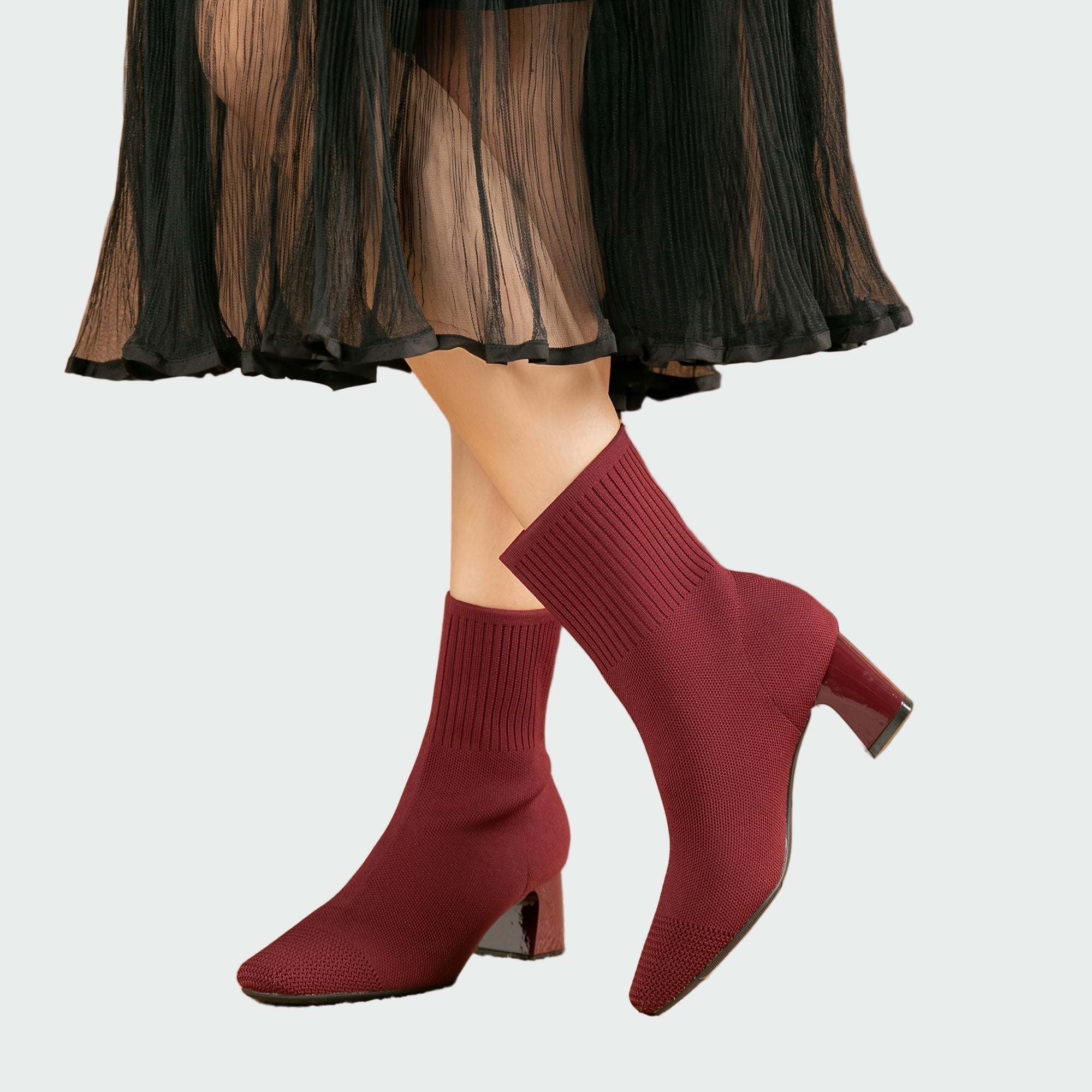 Benedita - Botas tricotadas