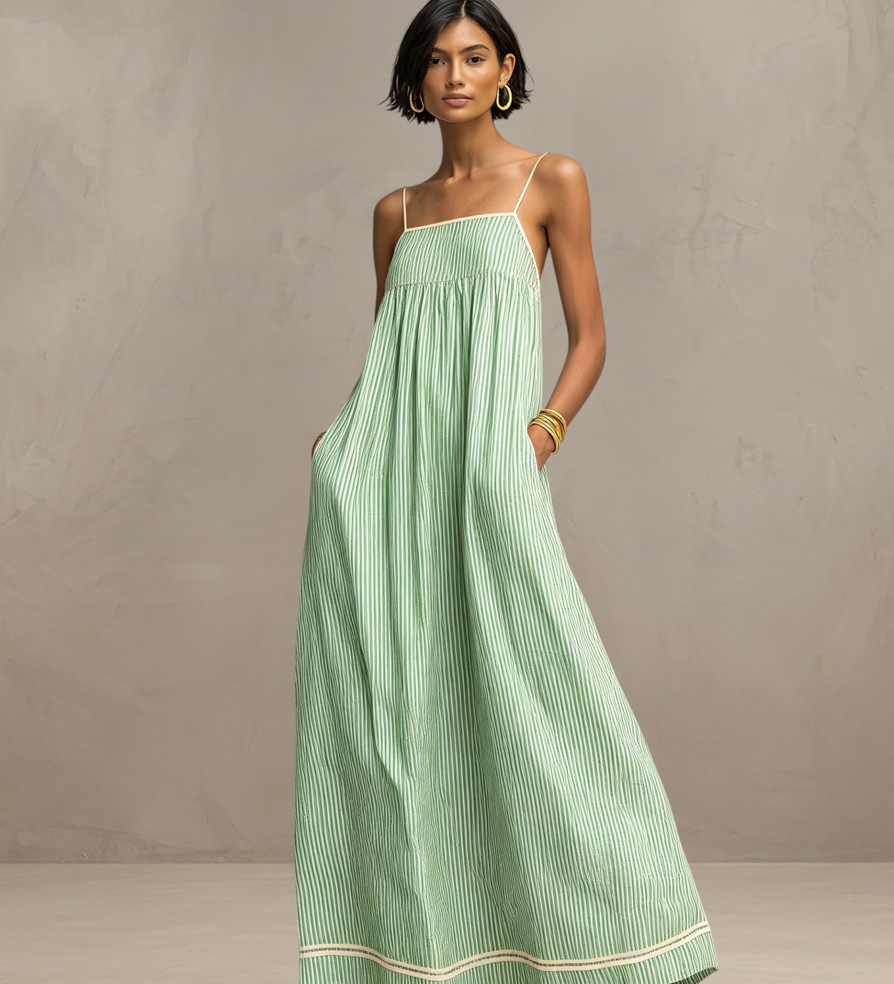 CARMEN | VESTIDO MAXI DE VERANO FLUIDO