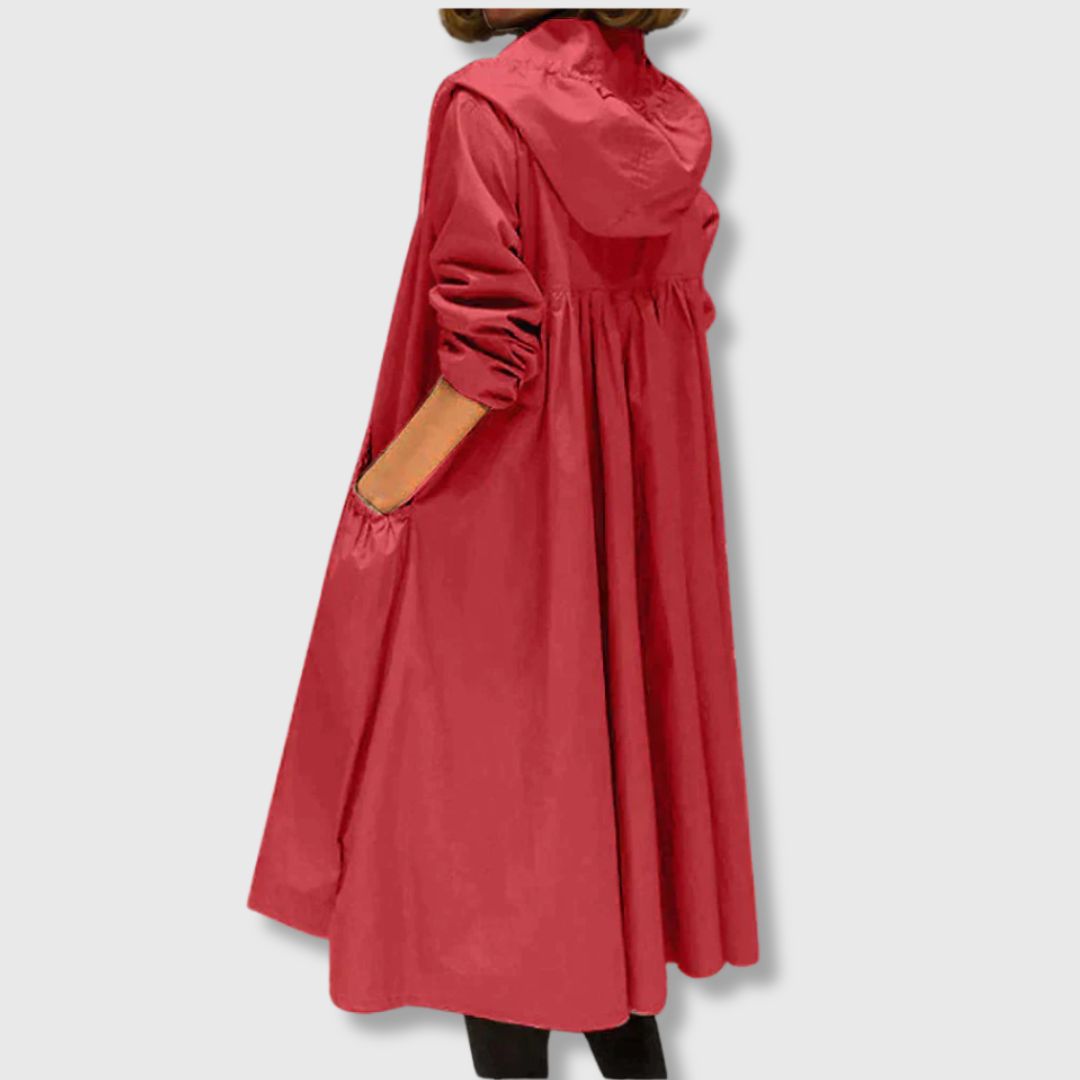 Roberta - Gabardina larga para conforto