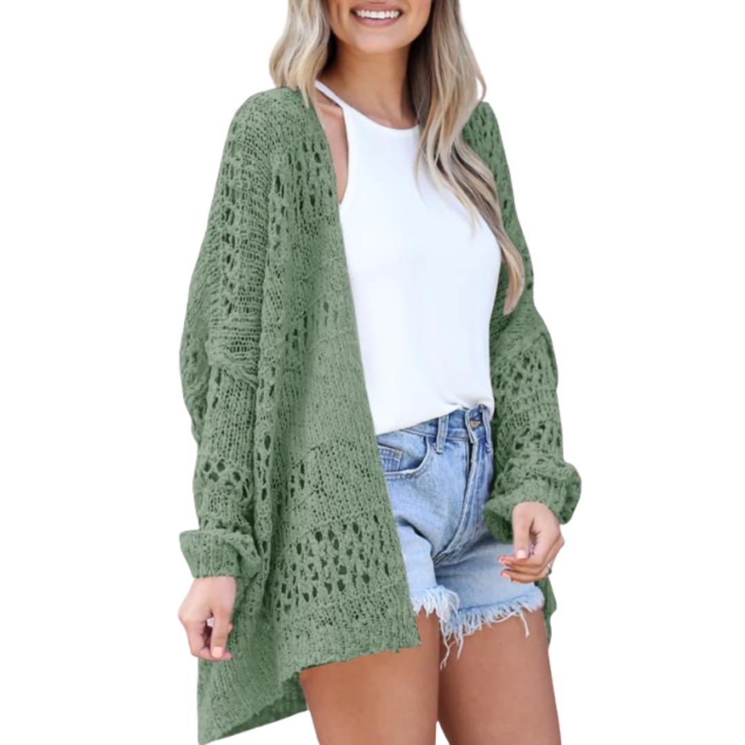 Noemi - Cárdigan Boho de Verano Ligero y Oversized