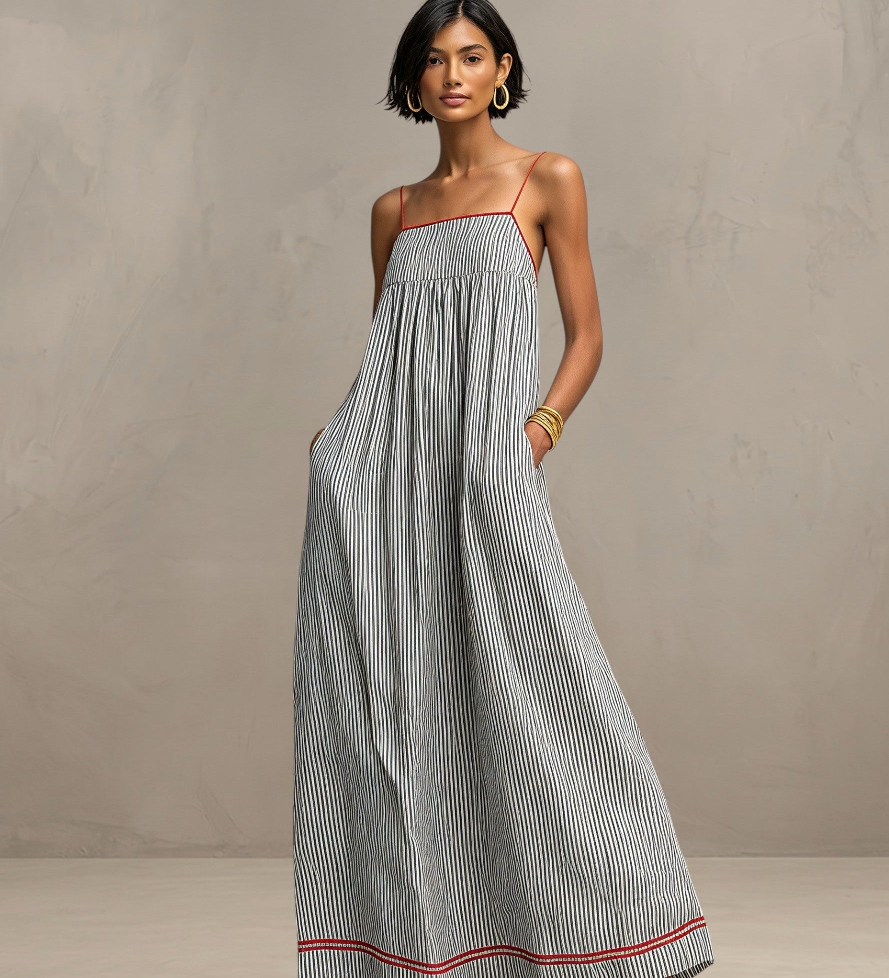 CARMEN | VESTIDO MAXI DE VERANO FLUIDO