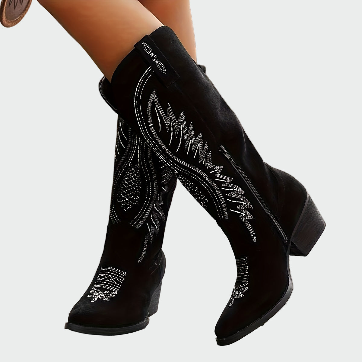 Cecília - Botas bordadas