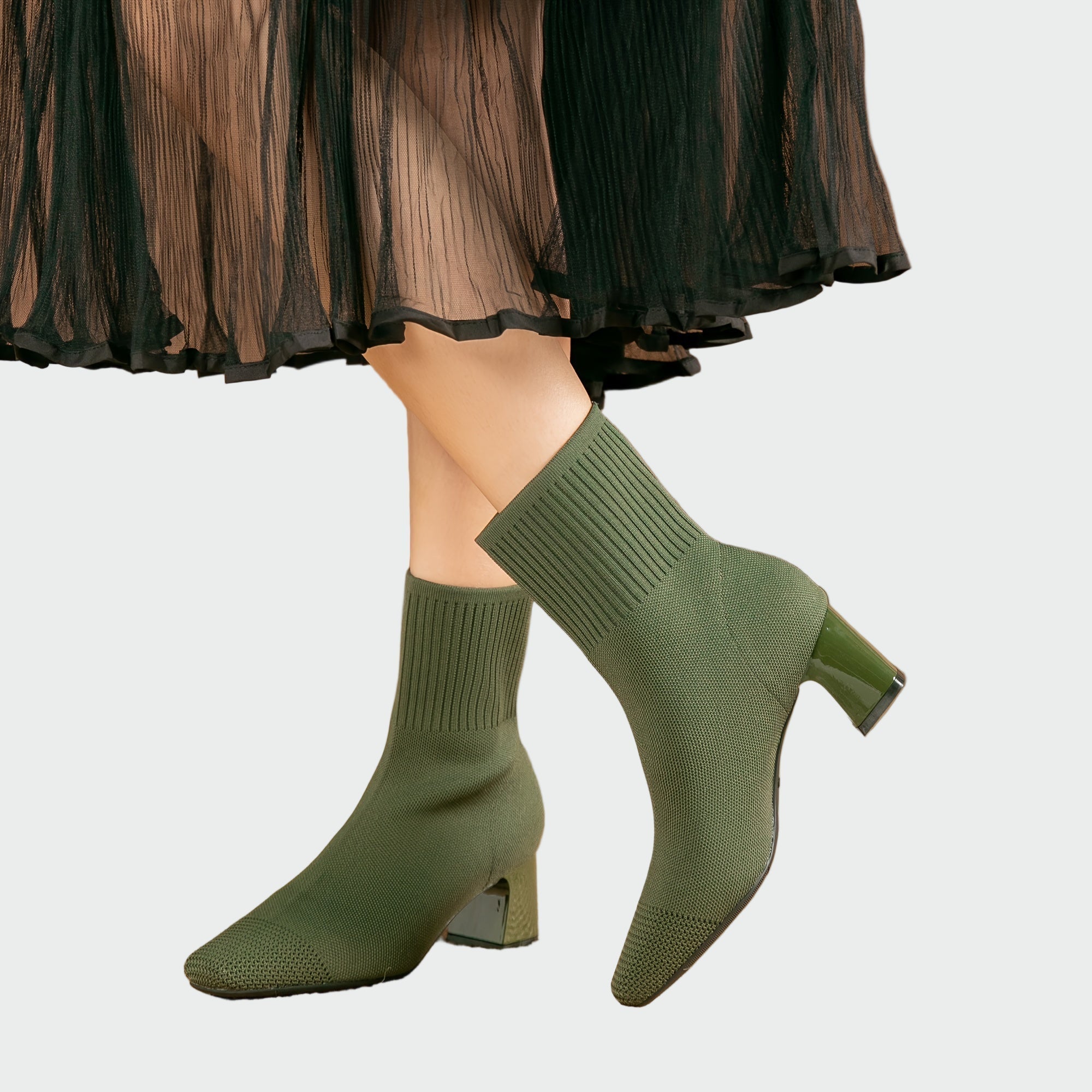 Benedita - Botas tricotadas