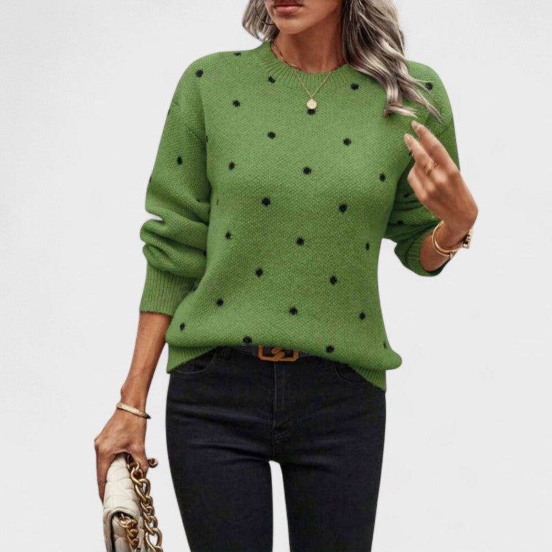 Carina - Jersey de punto con bolitas