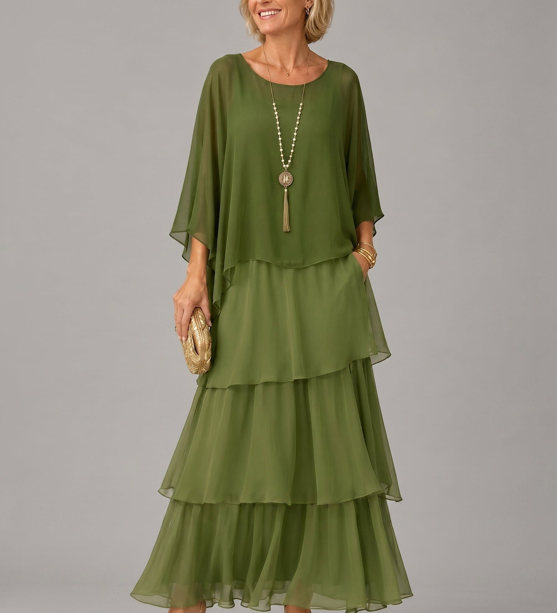 Aitana - Vestido Maxi Fluido Elegante