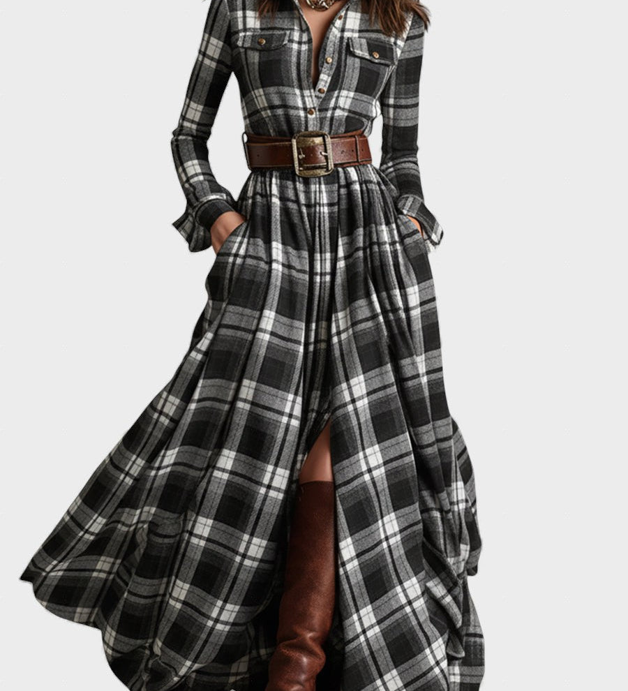 Elena | Camisa Vestido Clásico Elegante
