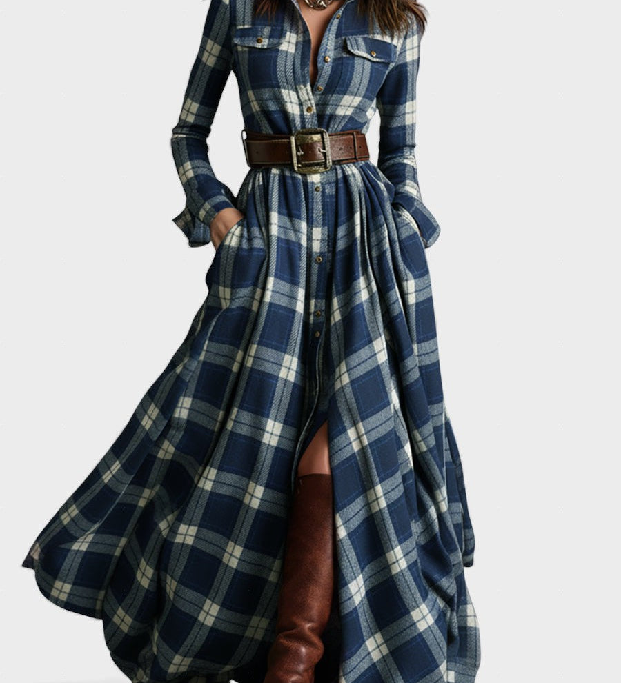 Elena | Camisa Vestido Clásico Elegante