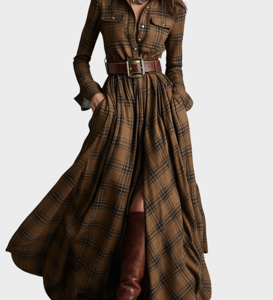 Elena | Camisa Vestido Clásico Elegante