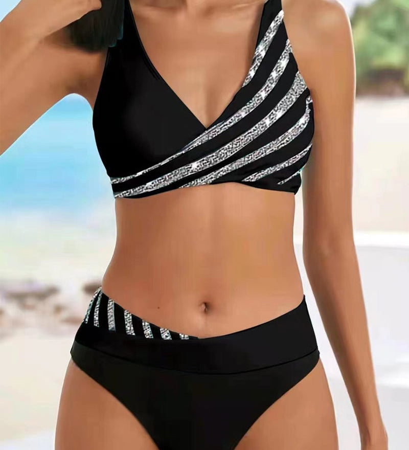 Sofia - Bikini Estampado en Tonos Cálidos