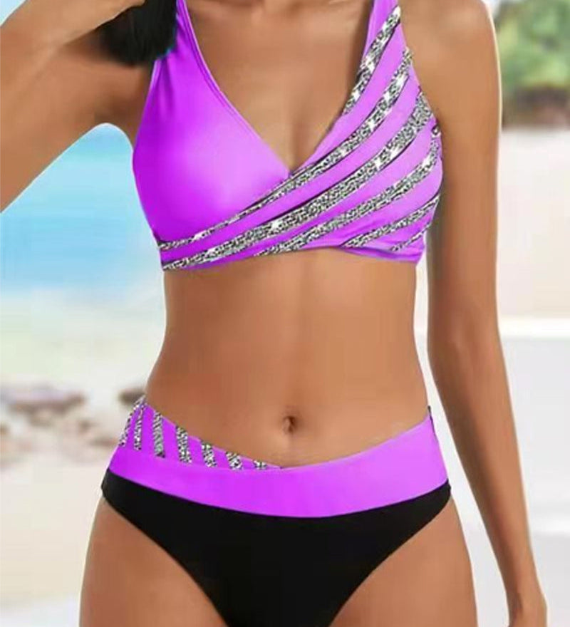 Sofia - Bikini Estampado en Tonos Cálidos