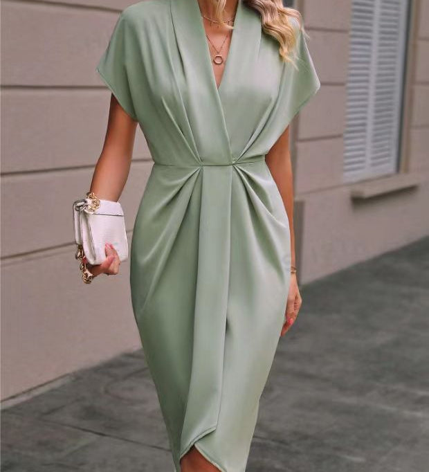 Caia - Vestido Midi Envolvente