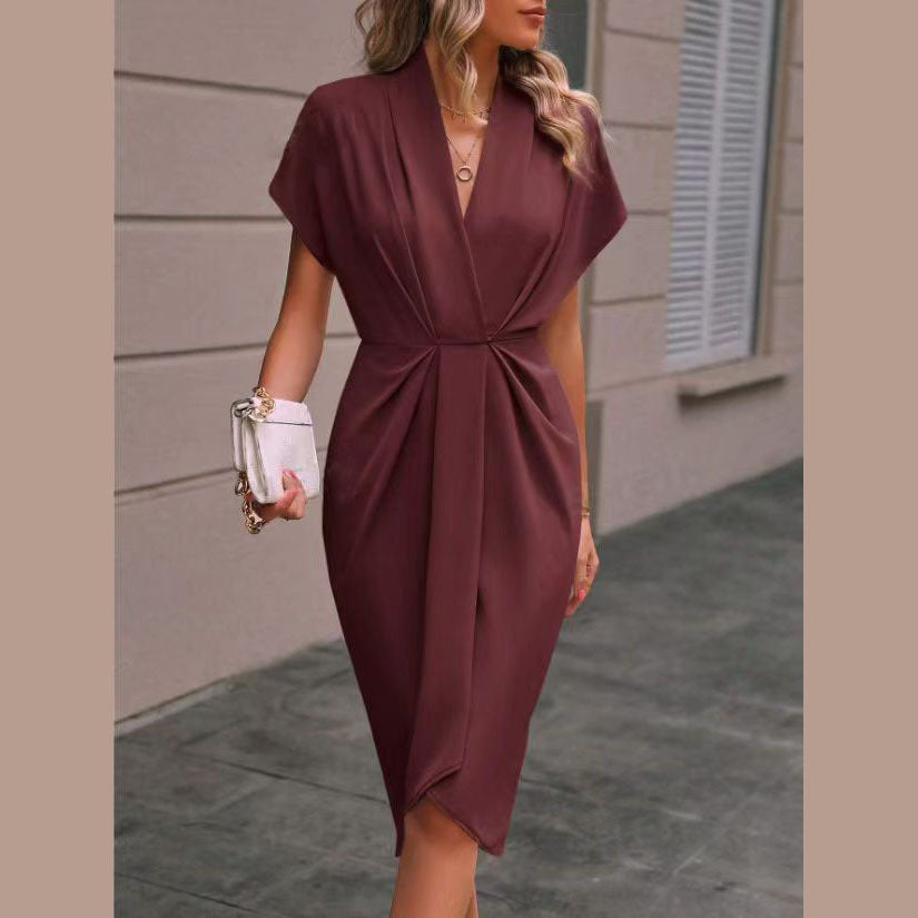 Caia - Vestido Midi Envolvente