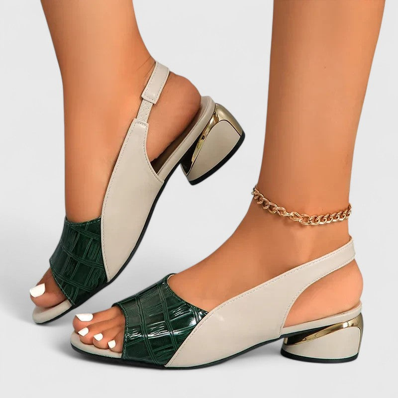 María - Sandalias de Cuero Elegantes
