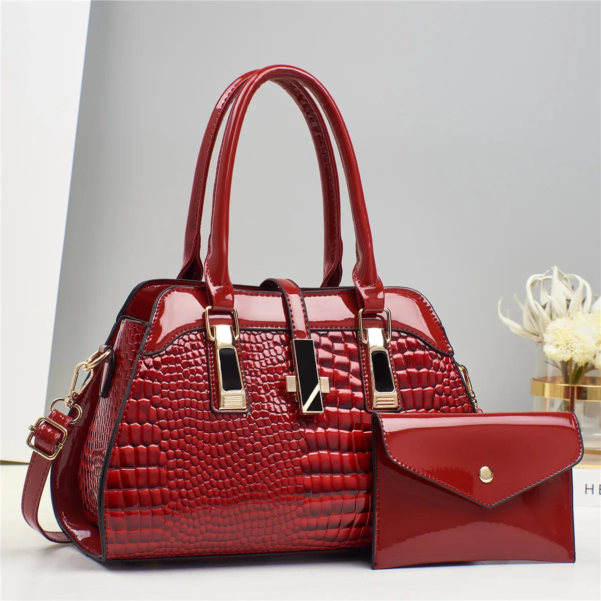 Bolso Glam Croco