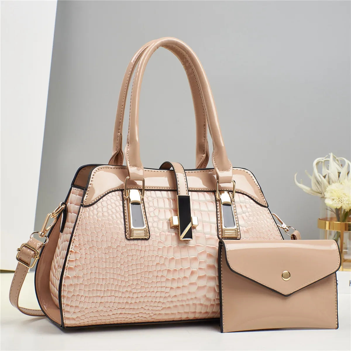 Bolso Glam Croco