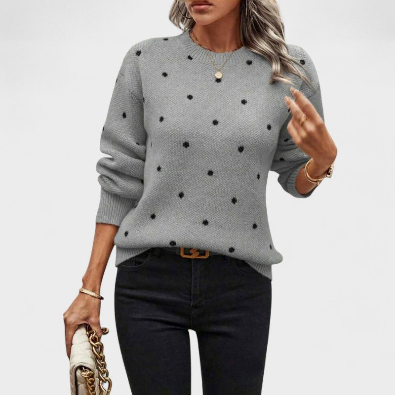 Carina - Jersey de punto con bolitas