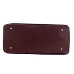 Bolso de Piel Pregato Juliette Burdeos - KimondoShop