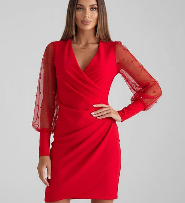 YAMAY™- VESTIDO CON PERLAS