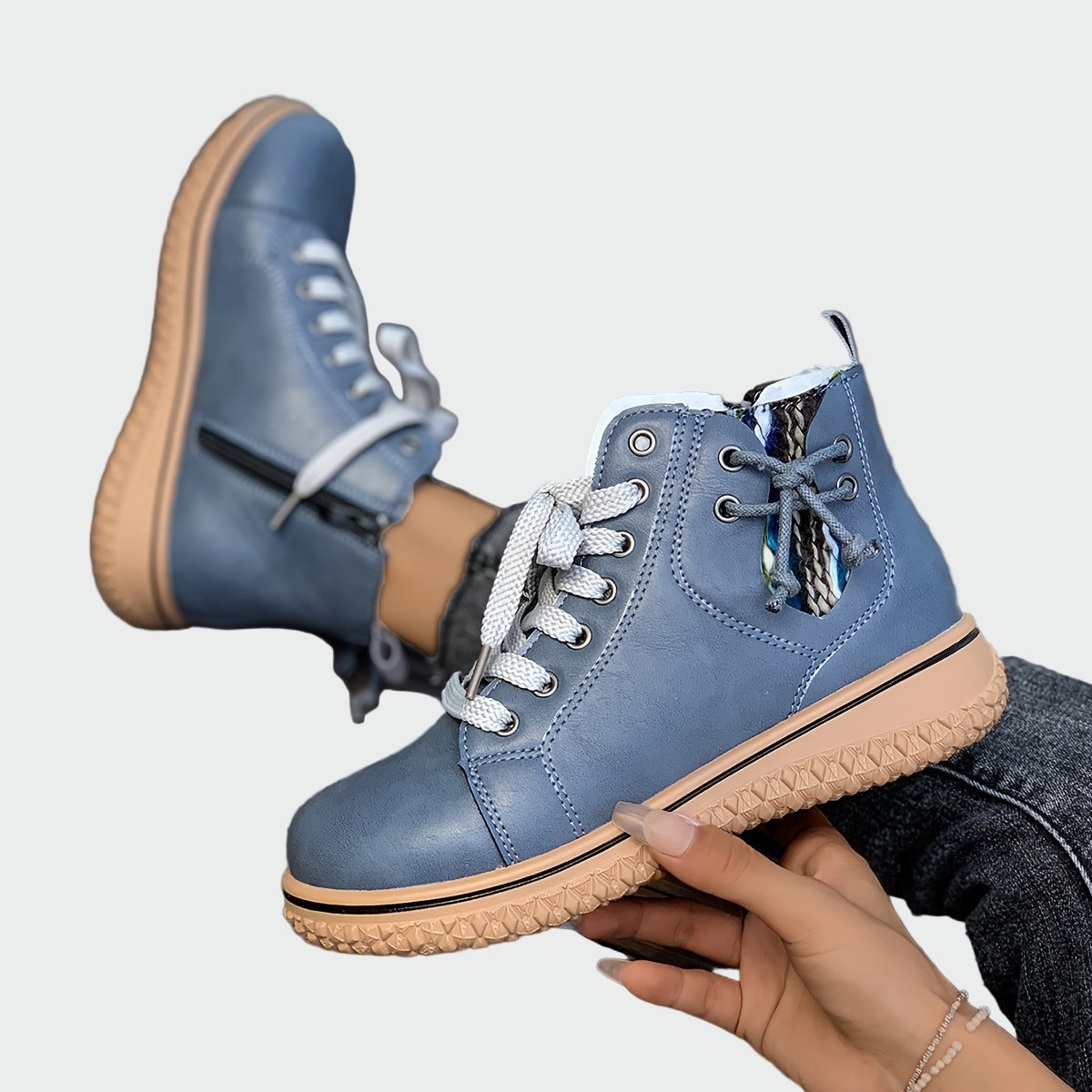 Eduarda - Botas de cuero bajo
