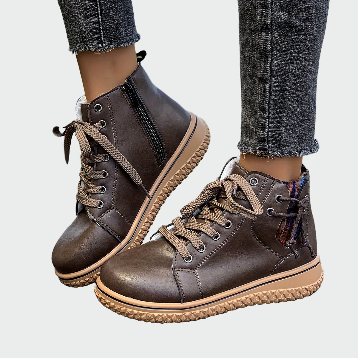 Eduarda - Botas de cuero bajo