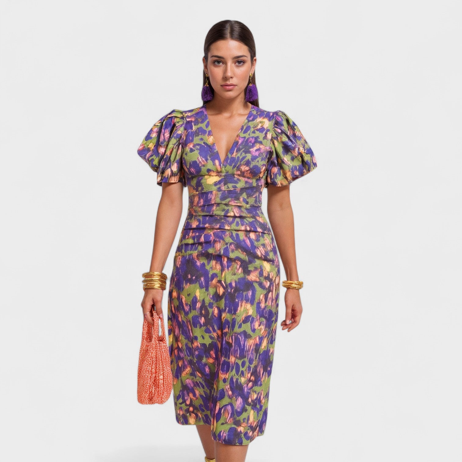Carmen - Vestido Fuego Tropical
