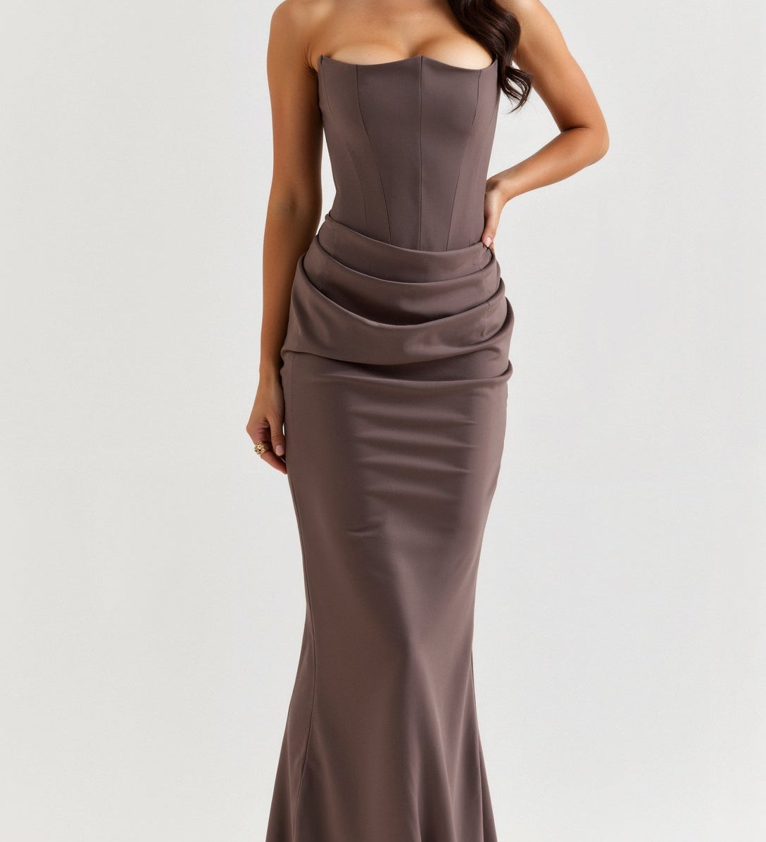 Esmeralda - Vestido largo con corsé
