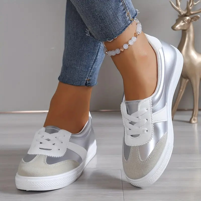 Hortensia - Zapatillas de cuero