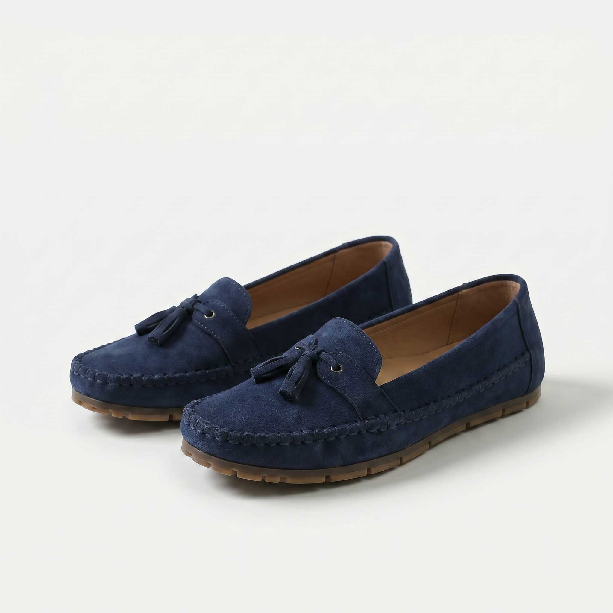 Nádia - Mocasines Clásicos con Detalle de Flecos