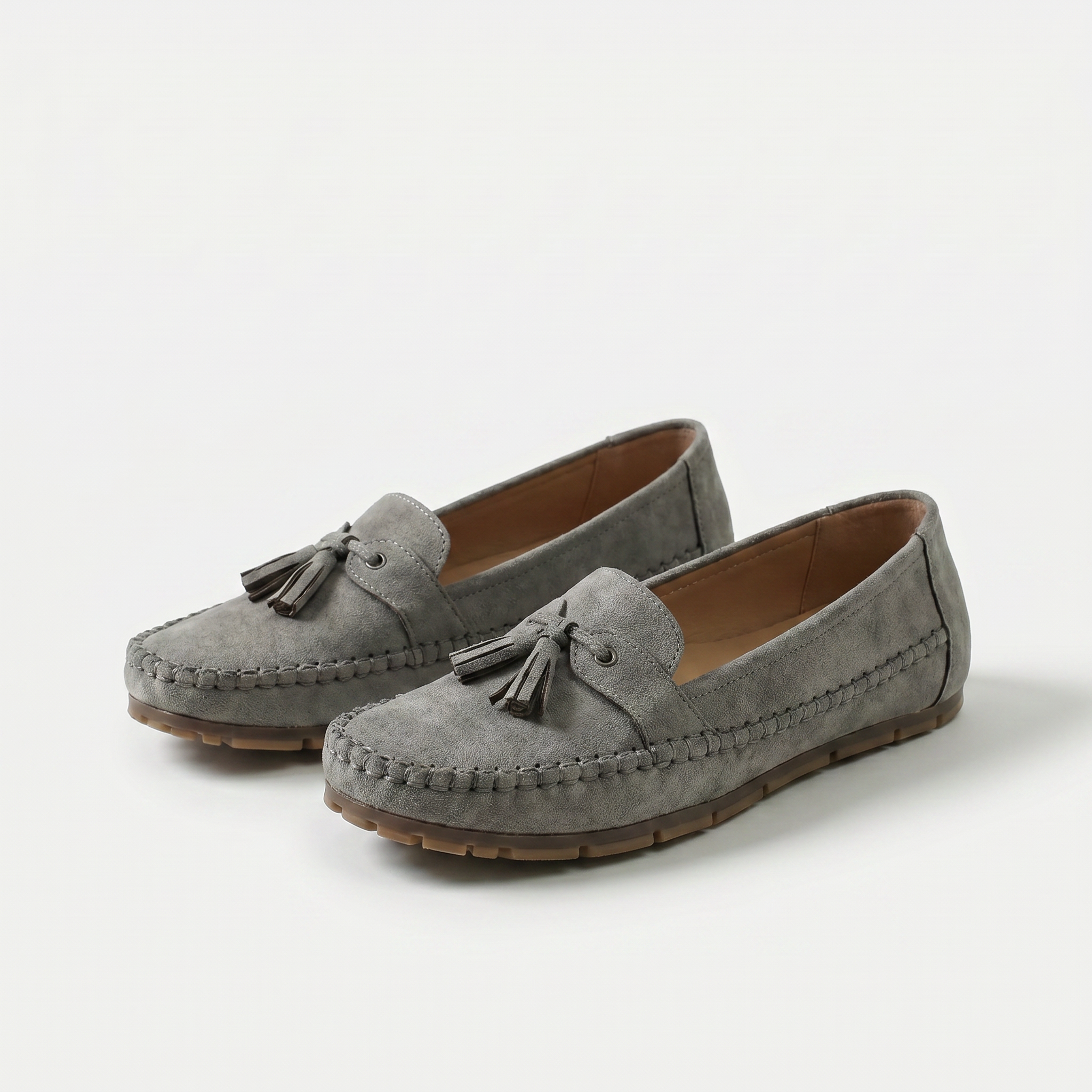 Nádia - Mocasines Clásicos con Detalle de Flecos